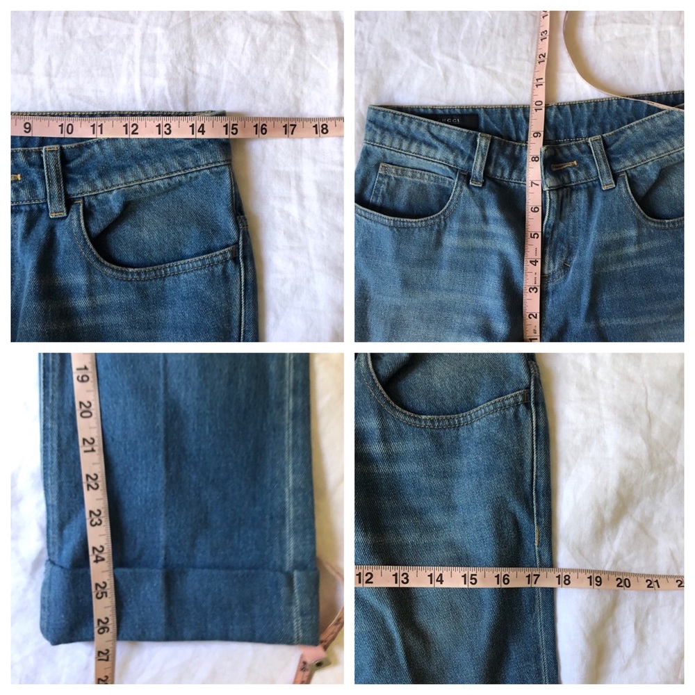 Gucci skinny flare cropped jeans - Picture 5 of 8